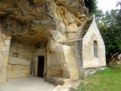 Saint-Épain (Indre-et-Loire) chapelle troglodytique (02)