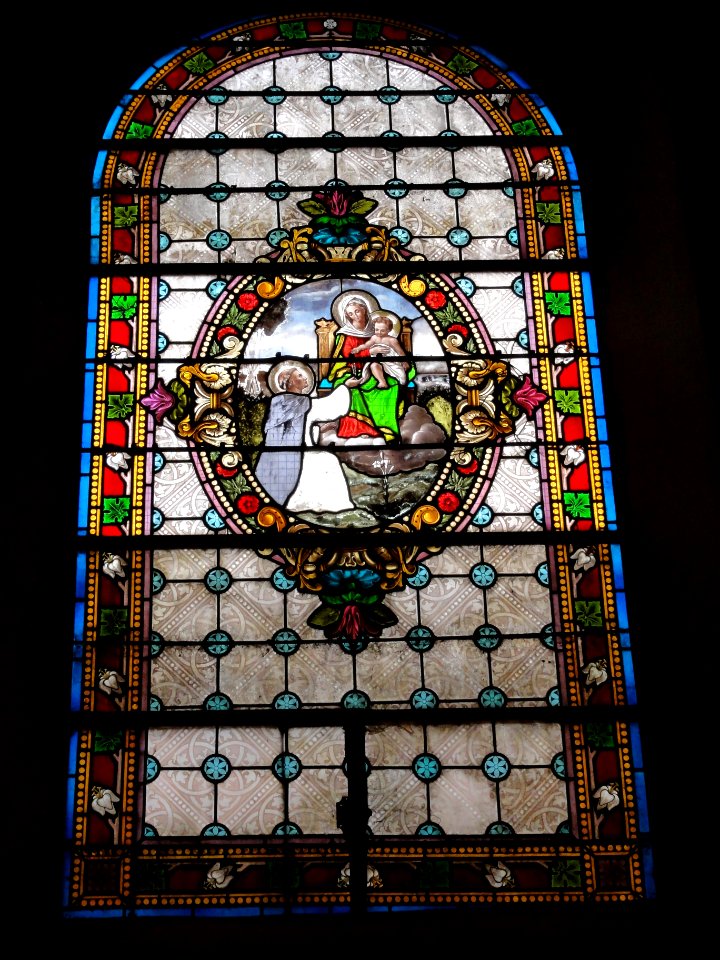 Saint-Boingt (M-et-M) église, vitrail 01