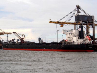Sagar Samrat (ship, 2015) IMO 9727041, IJmuiden, Port of Amsterdam pic1