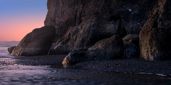 Coast pacific sea