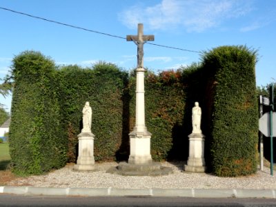 Sainte-Marguerite-sur-Fauville (Seine-Mar.) calvaire au Carouge