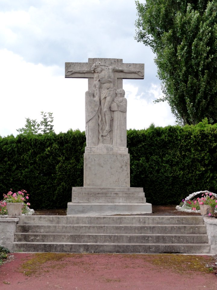 Sains-du-Nord (Nord, Fr) calvaire D951
