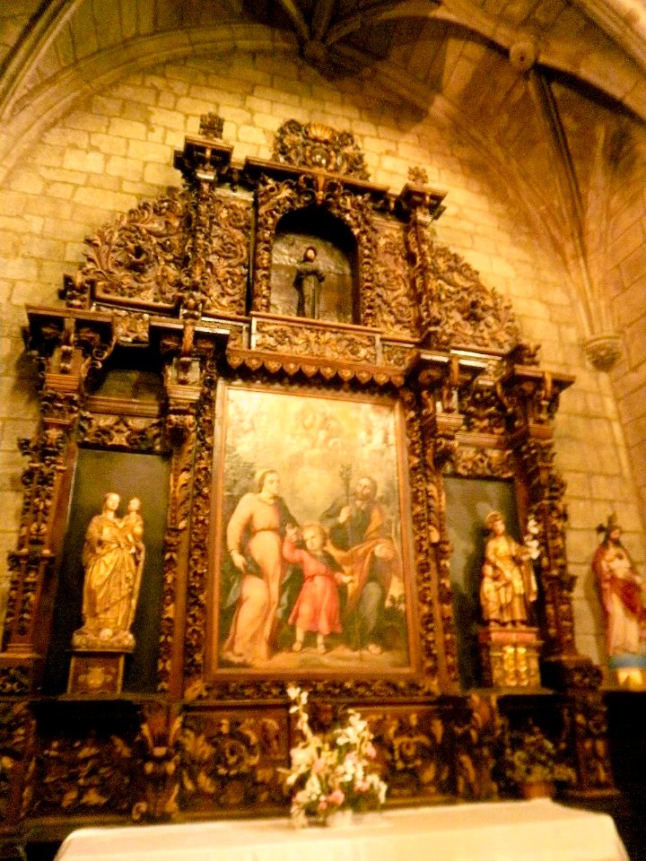 Sadaba - Iglesia de Santa Maria 25, Retablo de la Sagrada Familia
