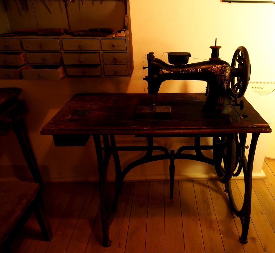 Saddle maker workshop at the Farvergården Museum in Kerteminde pic3