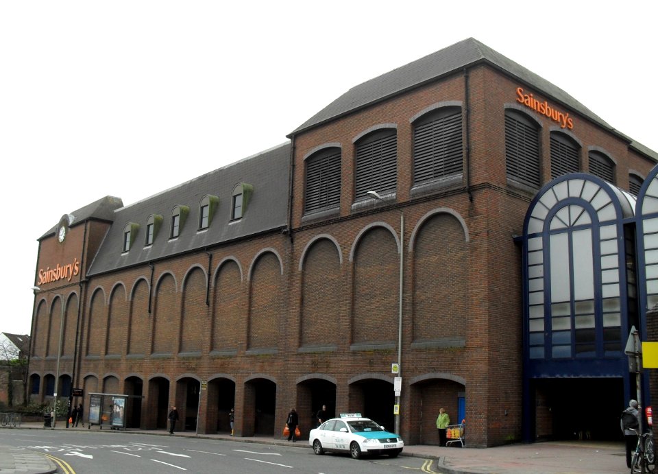 Sainsbury's Supermarket, Vogue Gyratory, Lewes Road, Brighton (January 2011)