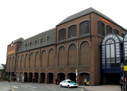 Sainsbury's Supermarket, Vogue Gyratory, Lewes Road, Brighton (January 2011)