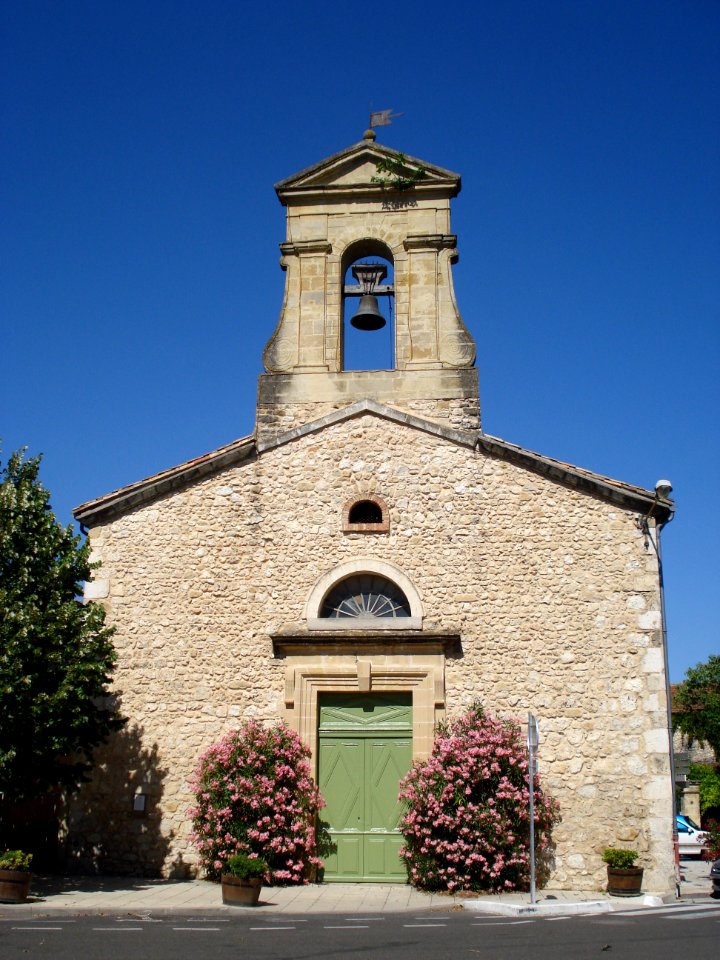 Saint-Chaptes (Gard, Fr), le temple