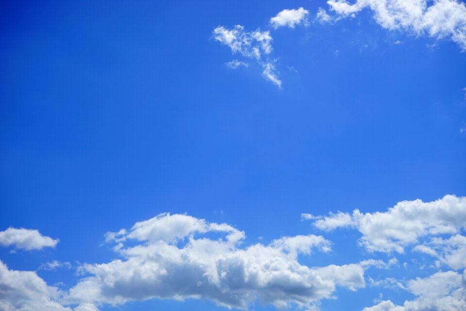 White blue summer day