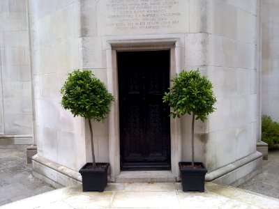 Saint Sargis Armenian church in London-the entrance