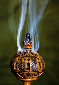Smoke spiritual buddhist photo