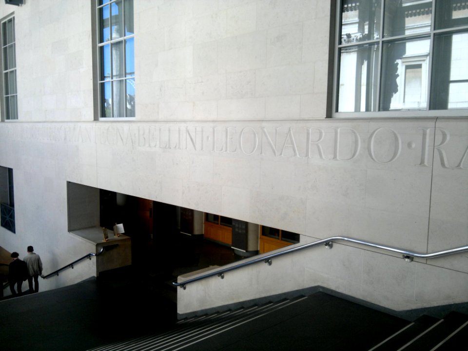 Sainsbury Wing staircase, National Gallery