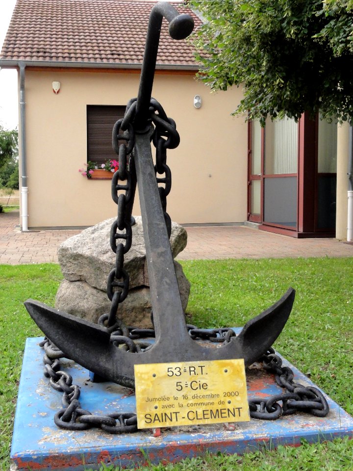 Saint-Clément (M-et-M) ancre, memorial de guerre