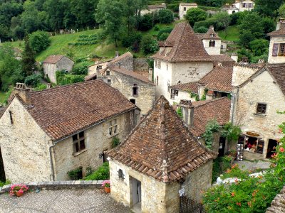 Saint-Cirq-Lapopie Toits 5