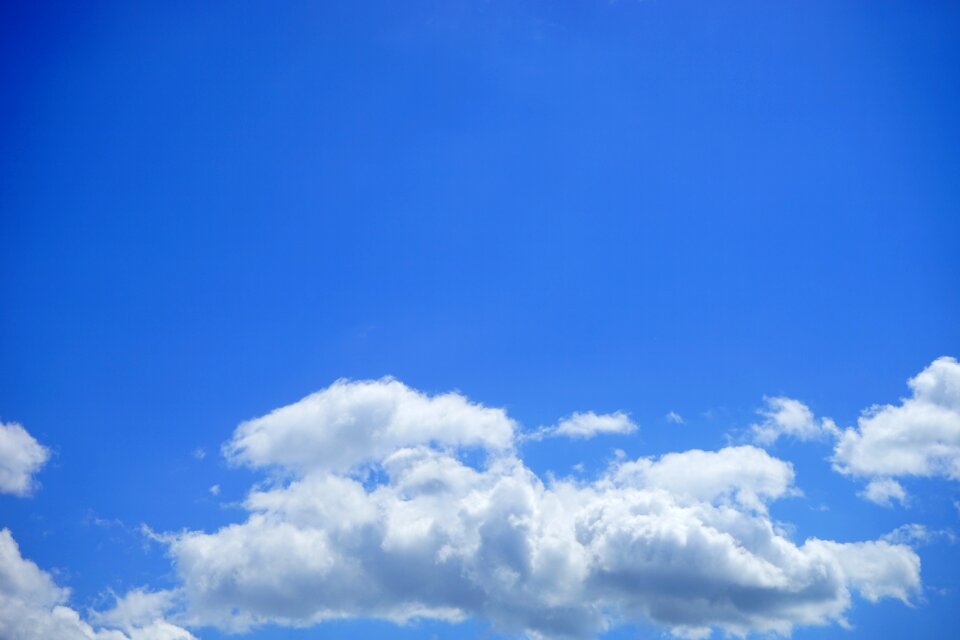 White blue summer day