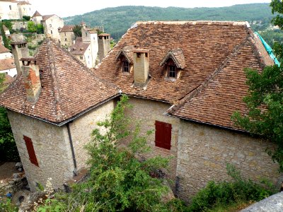 Saint-Cirq-Lapopie Toits 4