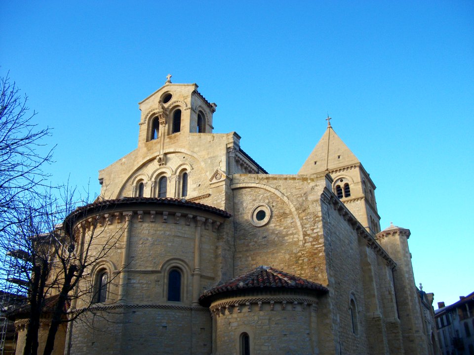 Saint-Gaudens arrière de la Collégiale Saint-Pierre