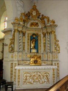 Saint-Boingt (M-et-M) église, autel droit