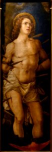Saint Sebastian by Liberale da Verona, Italian, 1480 or later, oil on canvas - Princeton University Art Museum - DSC06626