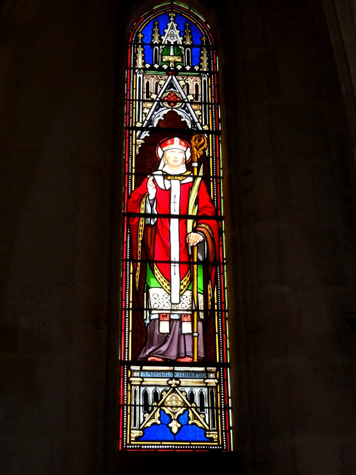 Saint-Genis-de-Saintonge (Charente-Maritime) église, vitrail 07
