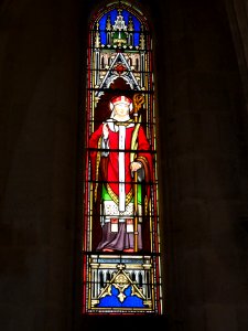 Saint-Genis-de-Saintonge (Charente-Maritime) église, vitrail 07