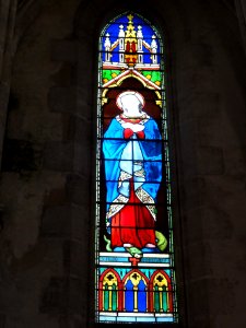 Saint-Genis-de-Saintonge (Charente-Maritime) église, vitrail 04