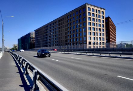 Saint Petersburg. New apartment buildings on Makarova Embankment