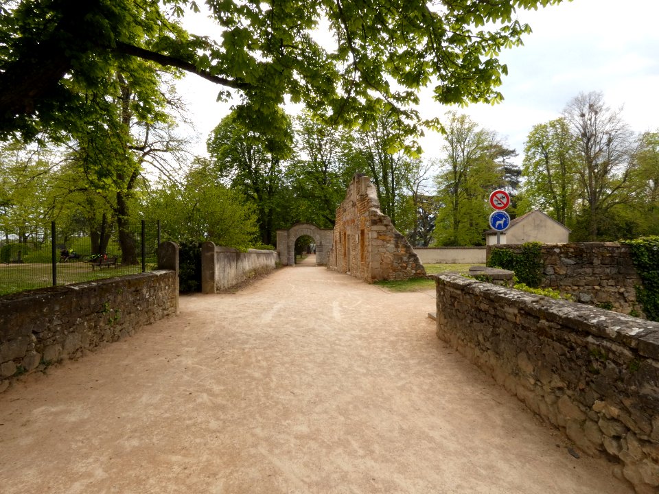 Saint-Genis-Laval - Parc de Beauregard - Allée, depuis l'entrée principale