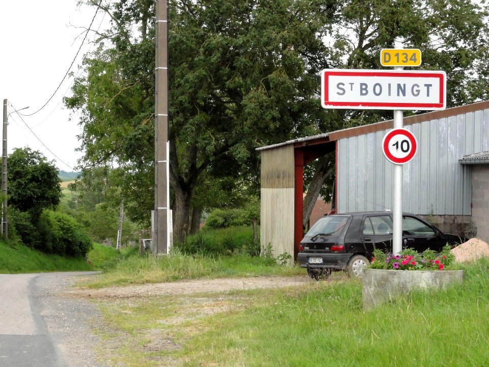 Saint-Boingt (M-et-M) city limit sign