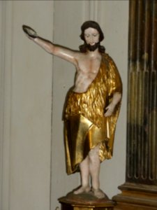 Saint-Boingt (M-et-M) église, statue saint Jean Baptiste