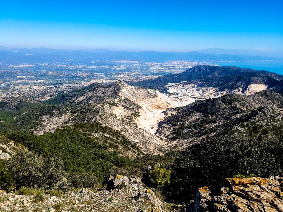 Sierra de mijas mountain hiking