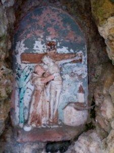 Saint-Cyr-au-Mont-d'Or - Ermitage du Mont Cindre - Jardin de prière, sculture 01