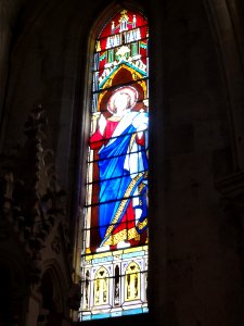 Saint-Genis-de-Saintonge (Charente-Maritime) église, vitrail 05
