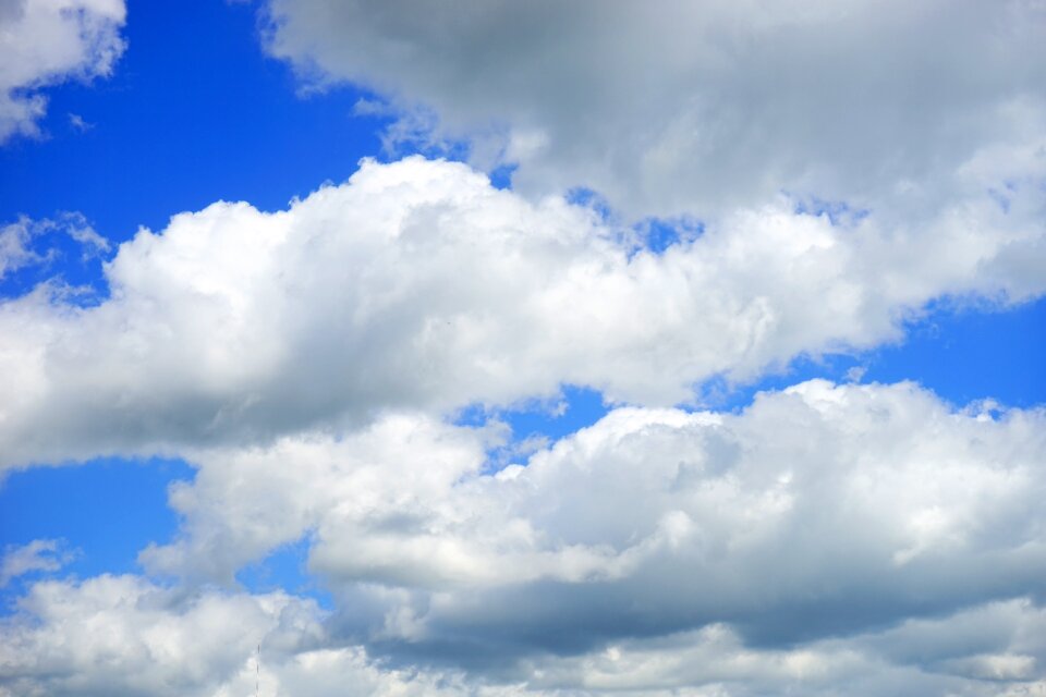 White blue summer day