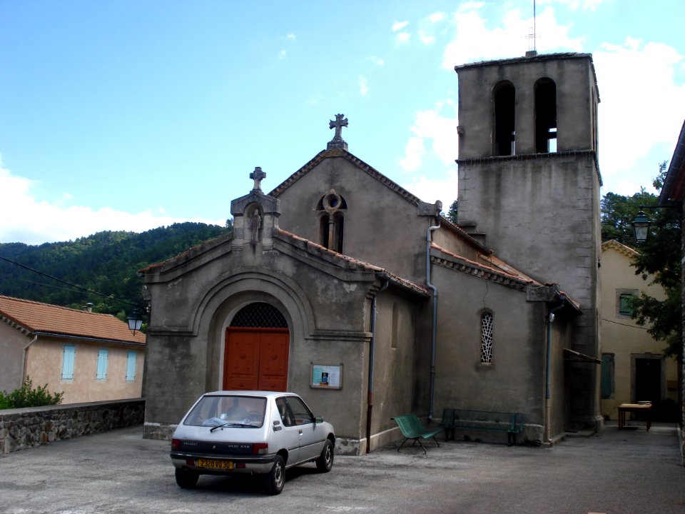 Sainte-Cécile-d'Andorge (Gard, Fr), l'eglise