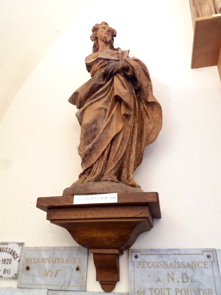 Saint-Cyr-au-Mont-d'Or - Ermitage du Mont Cindre - Chapelle, statue de Saint Jacques (XVIIe siècle)