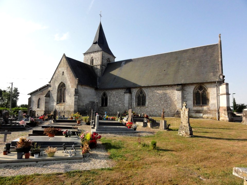 Saint-Aubin-de-Crétot (Seine-Mar.) église (01)