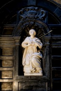 Saint Ursula by Jérôme Duquesnoy the Younger - Chapel of Saint Ursula - Église Notre-Dame du Sablon - Brussels, Belgium - DSC08117