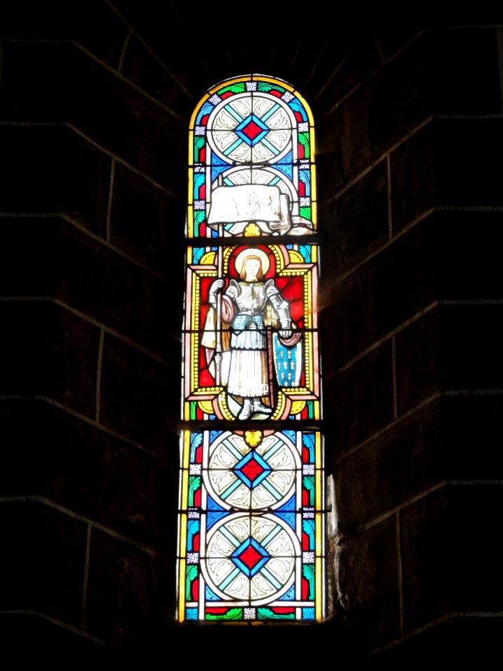 Saint-Christophe-du-Jambet (Sarthe) église, vitrail (07)