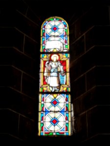 Saint-Christophe-du-Jambet (Sarthe) église, vitrail (07)