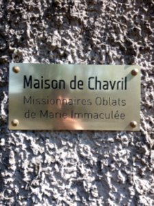 Sainte-Foy-lès-Lyon - Chemin de Chavril - Maison de Chavril - Plaque photo