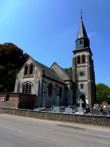 Saint-Aubin-de-Scellon (Eure-Fr) église (2)