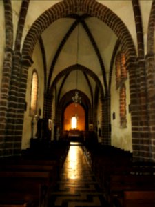 Saint-Christophe-du-Jambet (Sarthe) église intérieur, nef