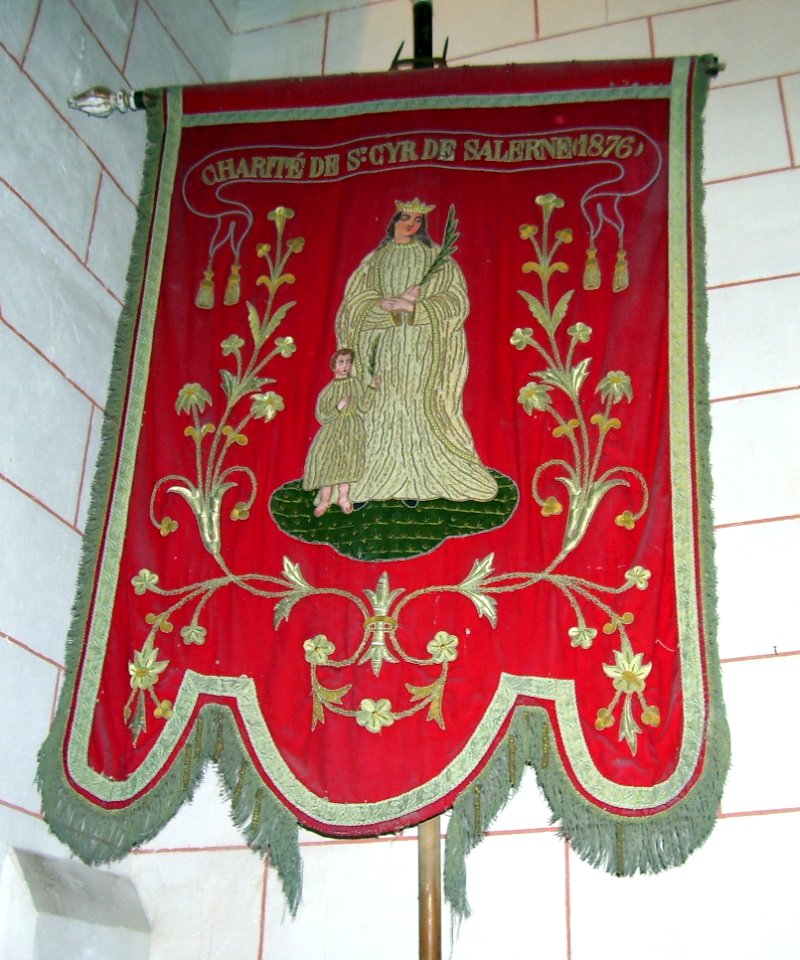 Saint-Cyr-de-Salerne bannière de charité