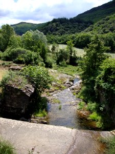 Saint-Gervais-sur-Mare (Hérault, Fr) Le Bédés vers l'aval