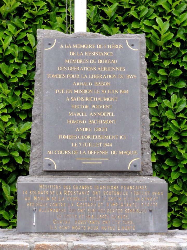 Saint-Algis (Aisne) memorial maquis de la Coupille (02)