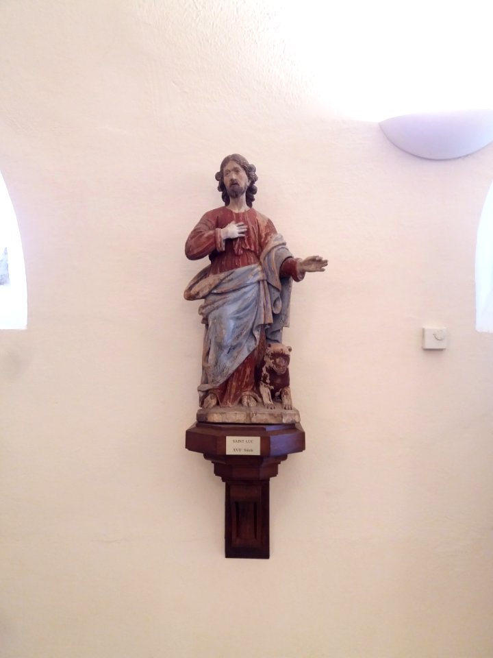 Saint-Cyr-au-Mont-d'Or - Ermitage du Mont Cindre - Chapelle, statue de Saint Luc