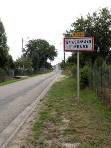 Saint-Germain-sur-Meuse (Meuse) city limit sign