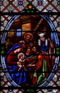 Sainte-Marie-des-Batignolles Vitrail Adoration des Mages 1 29102018