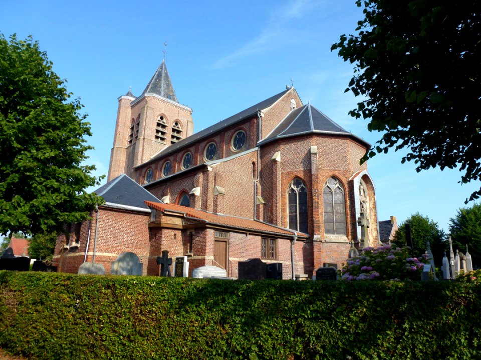 Sainte-Marie-Cappel (Nord, Fr) église (01)