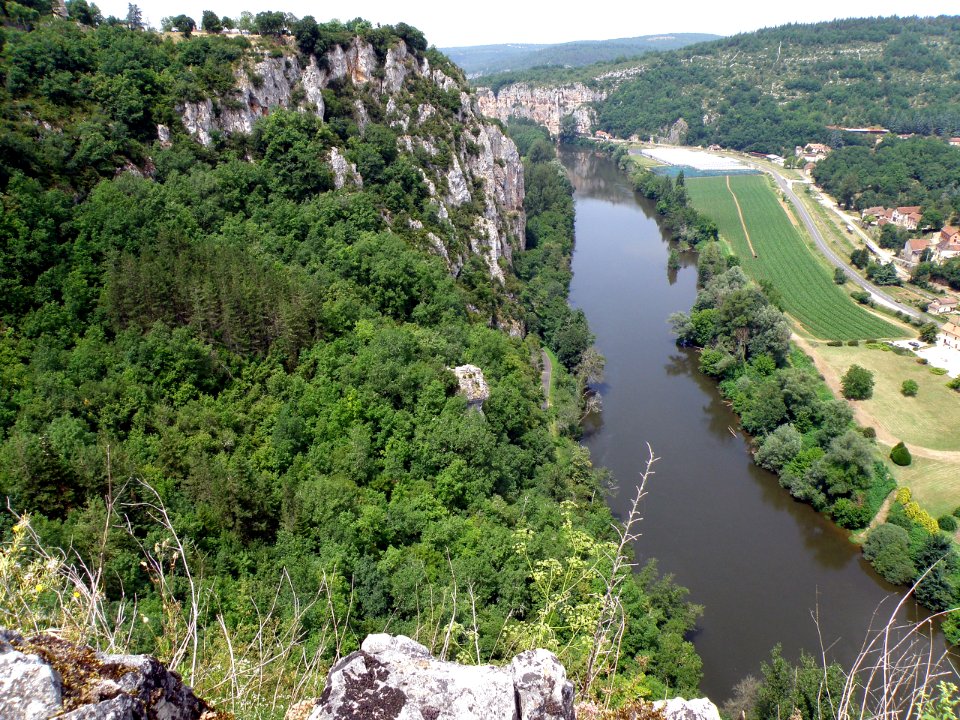 Saint-Cirq-Lapopie Falaise 4